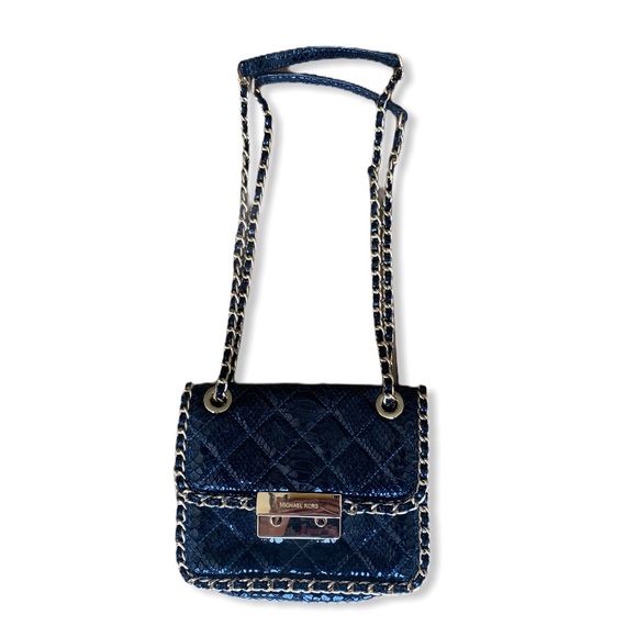 Michael Kors Python Embossed Shoulder Bag - Picture 3 of 5
